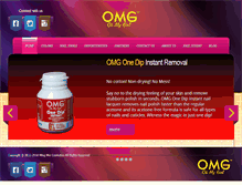 Tablet Screenshot of omgnailpolish.com